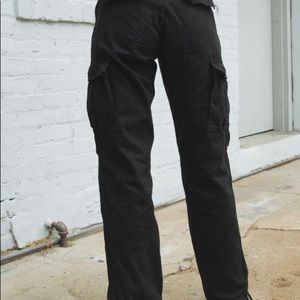 brandy melville black piper cargo pants